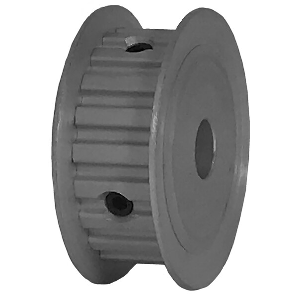 B&B Manufacturing 20XL037-3FA4, Timing Pulley, Aluminum, Clear Anodized, 20XL037-3FA4 - main